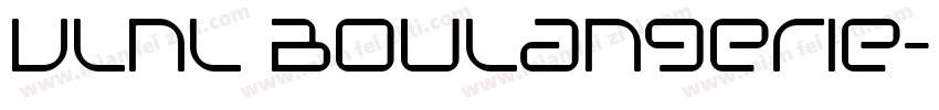 VLNL Boulangerie字体转换